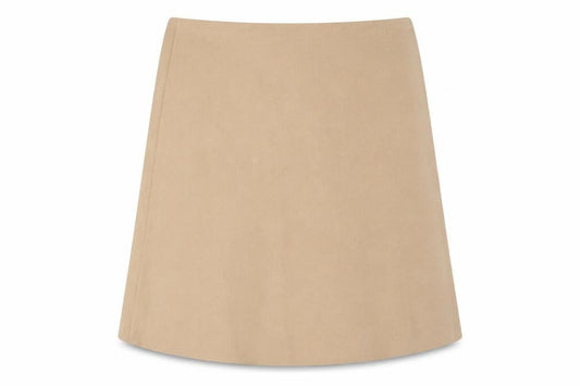 Bonmarché Women's Beige A-Line Knee Length Skirt Size 24