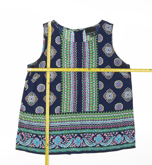 Cynthia Rowley Women’s Multicoloured Tunic Sleeveless Blouse Size L
