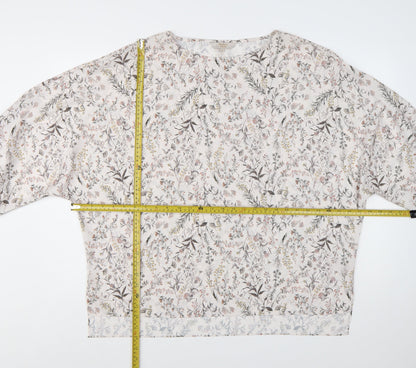 Modern Rarity Women's Multicoloured Floral Tunic Blouse Size M