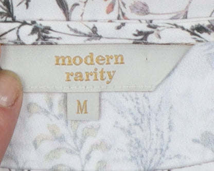 Modern Rarity Women's Multicoloured Floral Tunic Blouse Size M