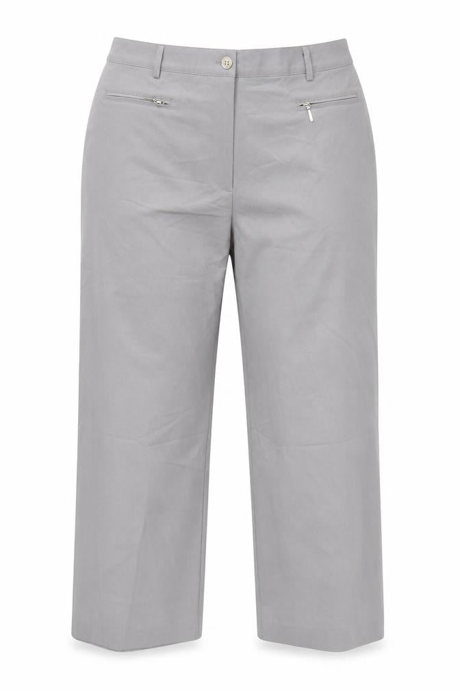 Damart Women’s Grey Straight Leg Stretch Trousers Size 24