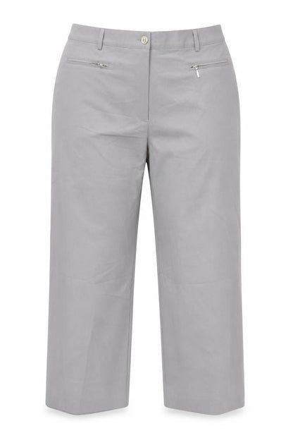 Damart Women’s Grey Straight Leg Stretch Trousers Size 24