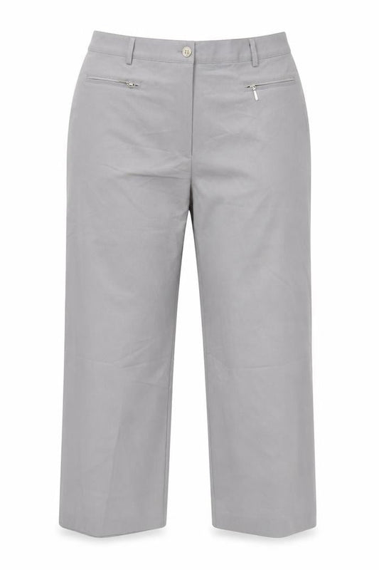 Damart Women’s Grey Straight Leg Stretch Trousers Size 24