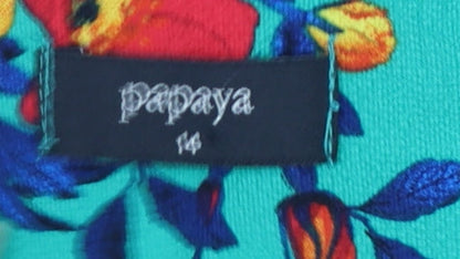 Papaya Women's Multicoloured Floral Camisole Tank Top Size 14