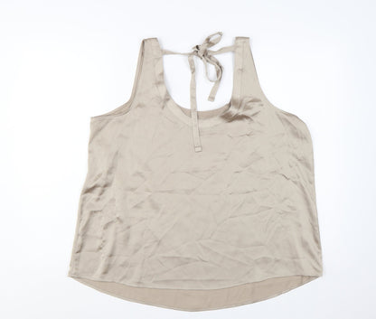 Marks and Spencer Women's Beige Camisole Tank Top Size 18