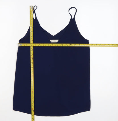 Oasis Women's Blue V-Neck Camisole Tank Top Size 8