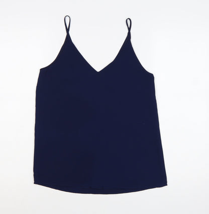 Oasis Women's Blue V-Neck Camisole Tank Top Size 8