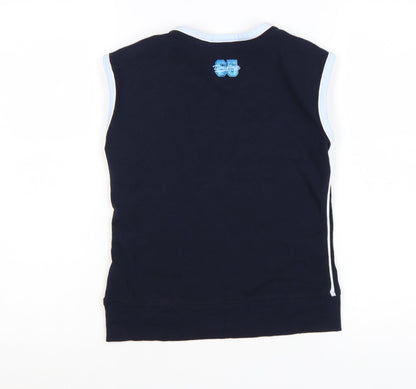 Dunlop Women’s Blue Sleeveless V-Neck Sport Tank Top Size 10