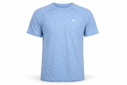 MP Men's Blue Athletic Fit Short Sleeve Gym T-Shirt Size M