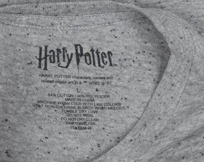 Harry Potter Hufflepuff Quidditch Grey Men's L Graphic T-Shirt