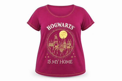 Harry Potter Women's Purple Hogwarts Nightshirt Size 20-22 Cotton T-Shirt