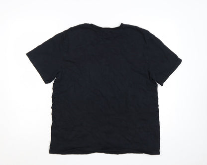 George Men’s Black Guinness Graphic Crew Neck T-Shirt Size L