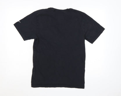 Nike Men's Black Regular Fit Logo Graphic T-Shirt Size S
