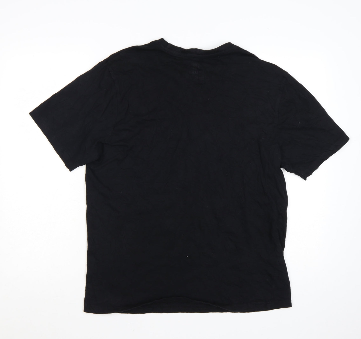 Element Men's Black Regular Fit Graphic T-Shirt L 100% Cotton