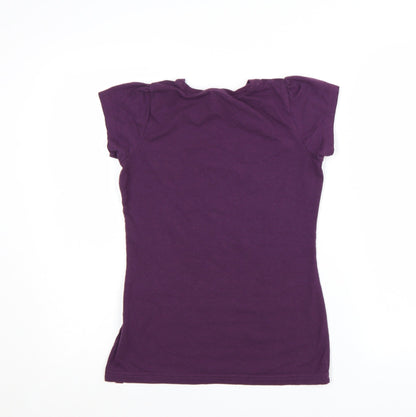 Peter Storm Women's Purple Graphic Performance T-Shirt Size 10