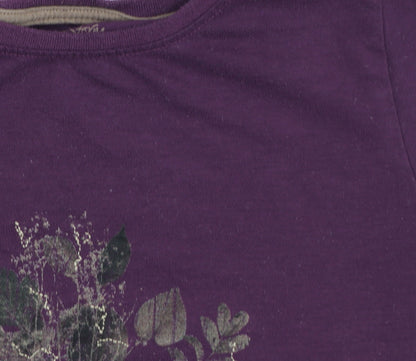 Peter Storm Women's Purple Graphic Performance T-Shirt Size 10