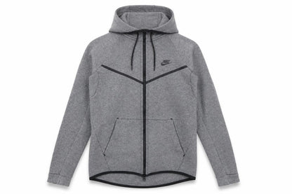 Nike Men's Grey Full Zip Hoodie Size M Regular Fit