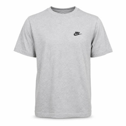 Nike Men's Grey Cotton Crew Neck Short Sleeve Sports T-Shirt M