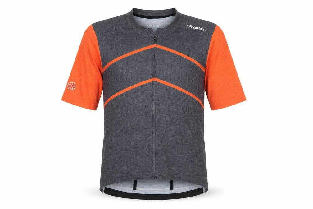 Pearson Men's Multicoloured L Cycling Jersey T-Shirt Merino Wool Blend