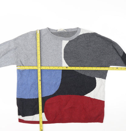 Seasalt Women’s Multicoloured Organic Cotton Pullover Jumper Size 14