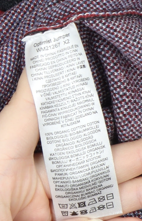 Seasalt Women’s Multicoloured Organic Cotton Pullover Jumper Size 14