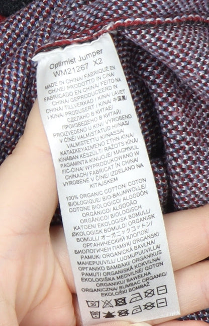 Seasalt Women’s Multicoloured Organic Cotton Pullover Jumper Size 14