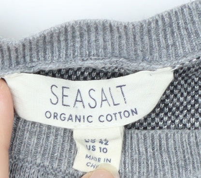 Seasalt Women’s Multicoloured Organic Cotton Pullover Jumper Size 14
