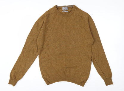Marks and Spencer Men’s Brown Wool Pullover Jumper M Crew Neck