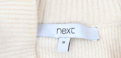 Next Women's Multicoloured Stripe Knit Crew Neck Jumper Size M