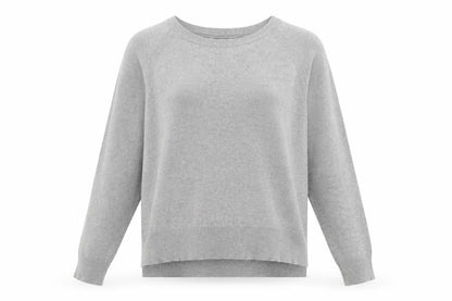 Banana Republic Womens Grey Wool Blend Crew Neck Pullover Jumper L