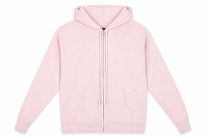 Marks & Spencer Women Pink Small Full Zip Hooded Sweatshirt