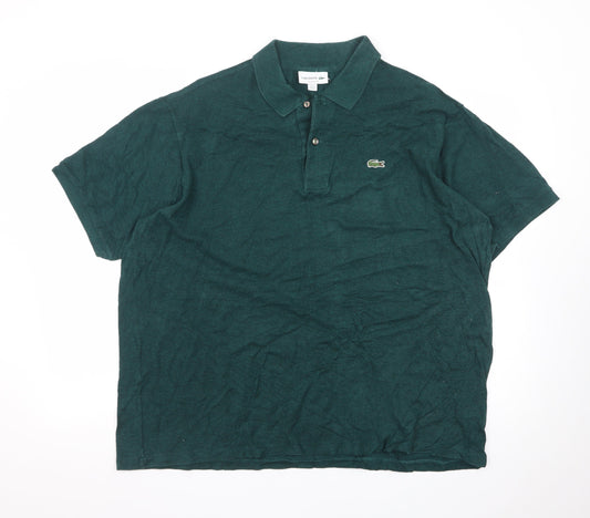 Lacoste Men’s Green Classic Fit 4XL Cotton Polo Shirt