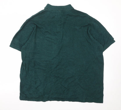 Lacoste Men’s Green Classic Fit 4XL Cotton Polo Shirt