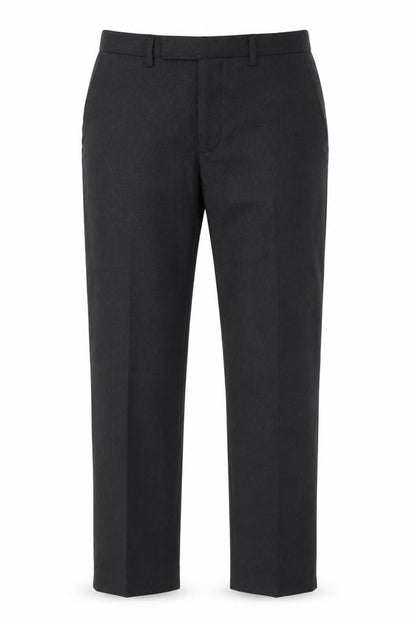 Moss 1851 Men's Black 34in Tailored Fit Dress Pants Trousers
