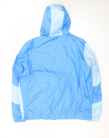 Puma Men Blue 2XL Manchester City Windbreaker Jacket