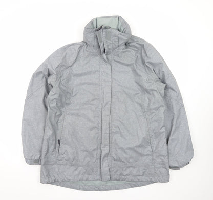 Peter Storm Womens Grey Waterproof Rain Coat Jacket Size 18