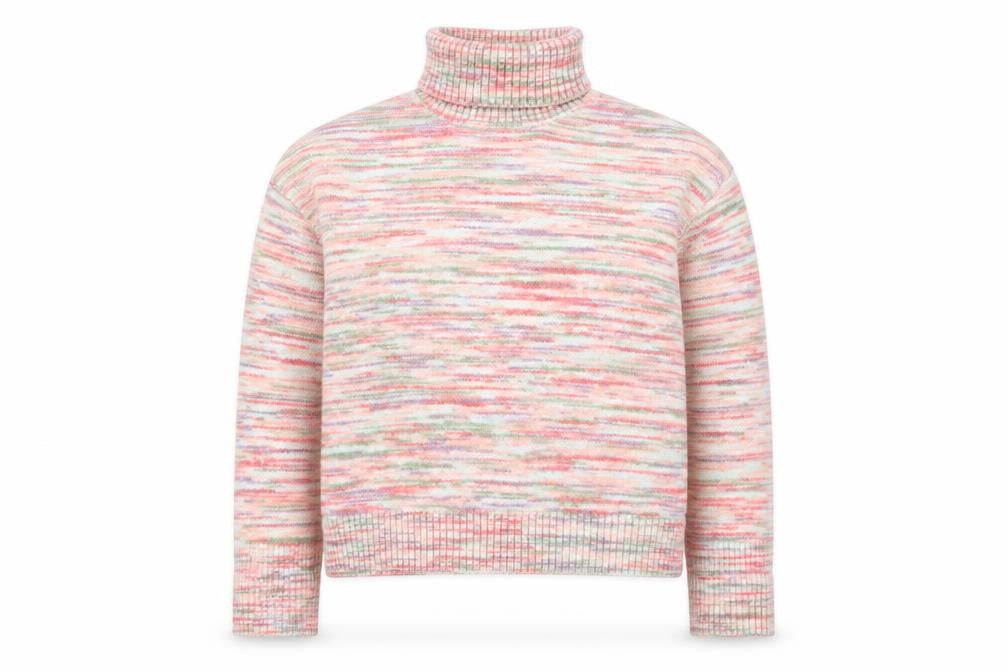 Marks & Spencer Women’s Multicoloured Roll Neck Knit Jumper Size L