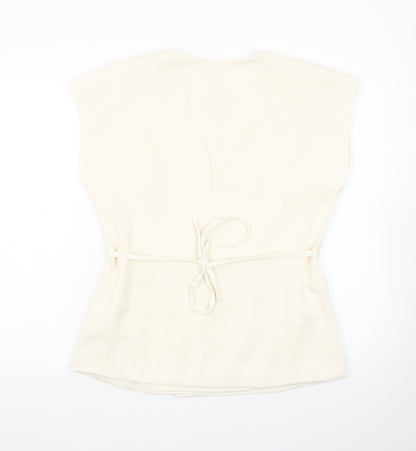 Marks and Spencer Women’s Ivory Wrap Blouse Size 12