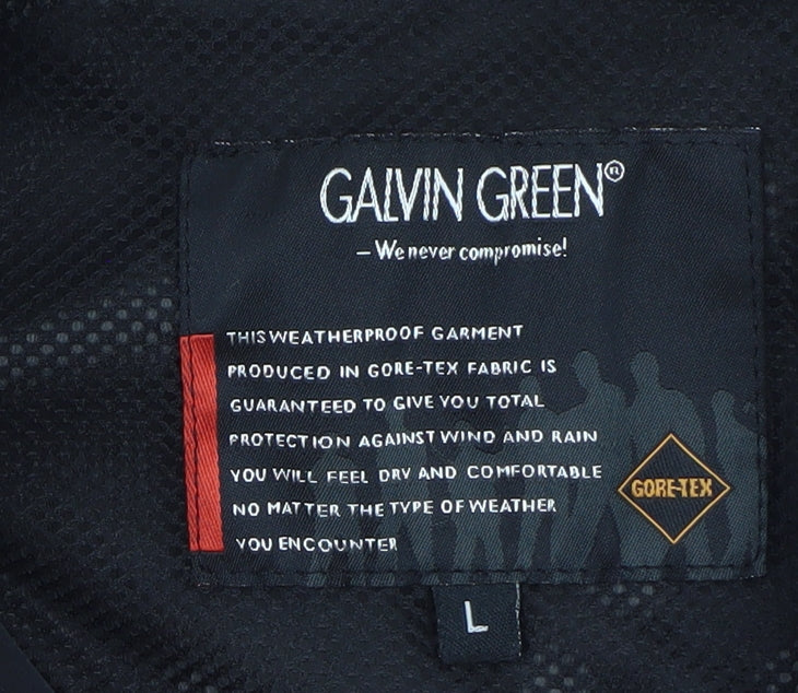 Galvin Green Men's Blue Waterproof Golf Jacket L Gore-Tex Windproof