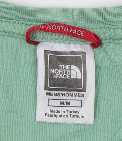 The North Face Men's Green Medium Outdoor Cotton T-Shirt
