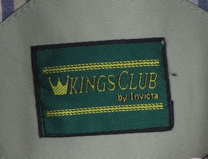 Kings Club Men’s Green L Basic Cotton Blend Casual Jacket