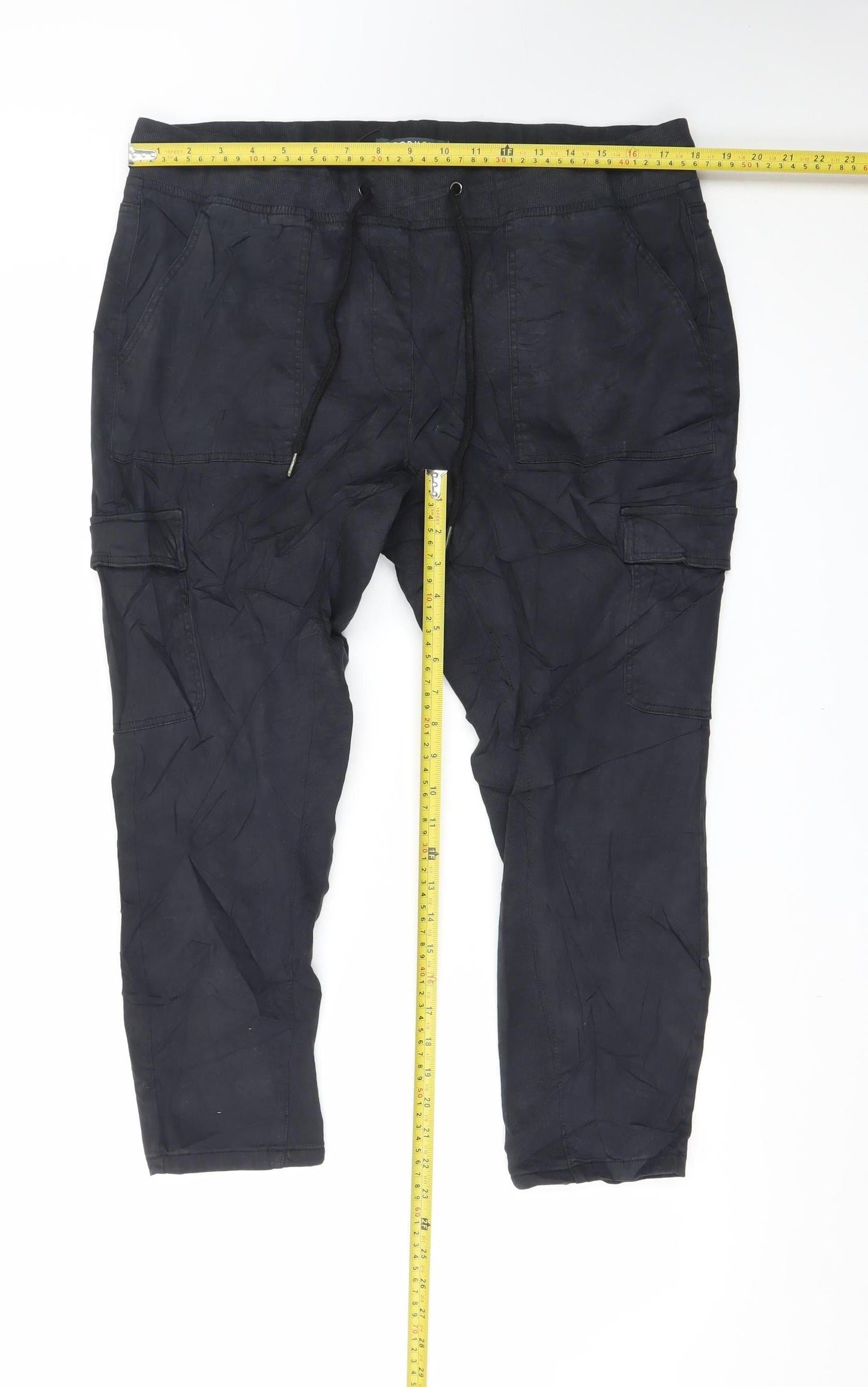 Marks and Spencer Goodmove Women's Black Size 18 Cargo Trousers