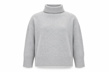 & Other Stories Women Grey Wool Roll Neck Jumper Size S