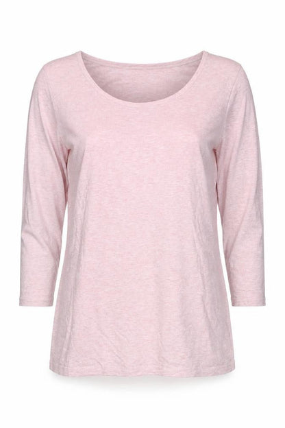 FatFace Women's Pink 3/4 Sleeve Cotton Jersey T-Shirt Size 12