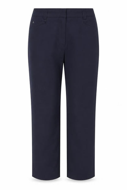 Green Lamb Women's Blue Size 16 Straight Stretch Trousers