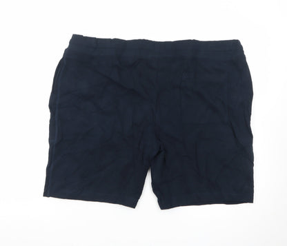 Marks and Spencer Men’s Blue 2XL Sweat Shorts with Drawstring Waist