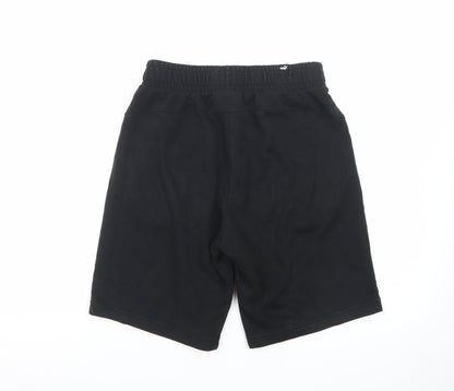 Puma Men’s Black Sweat Shorts Size S Elastic Waist Sportswear