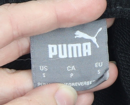 Puma Men’s Black Sweat Shorts Size S Elastic Waist Sportswear