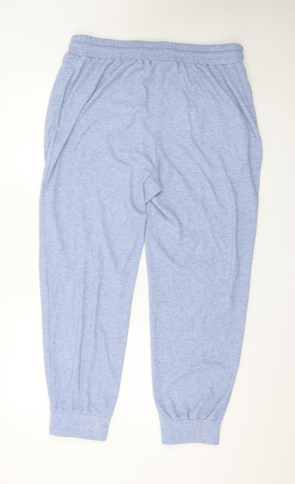Ted Baker Womens Blue Jogger Trousers Size 16 Stretch Knit