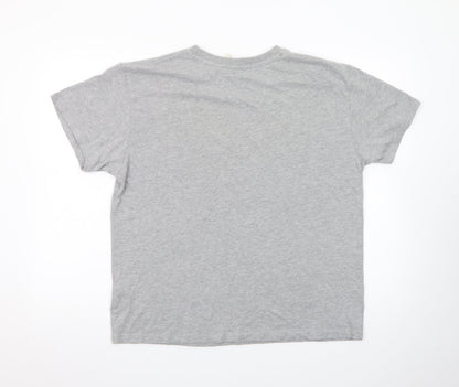 H&M Women's Grey Tom and Jerry Short Sleeve Cotton T-Shirt M